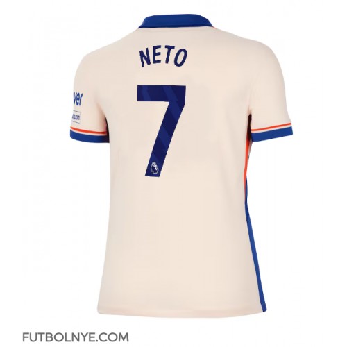 Camiseta Chelsea Pedro Neto #7 Visitante Equipación para mujer 2024-25 manga corta